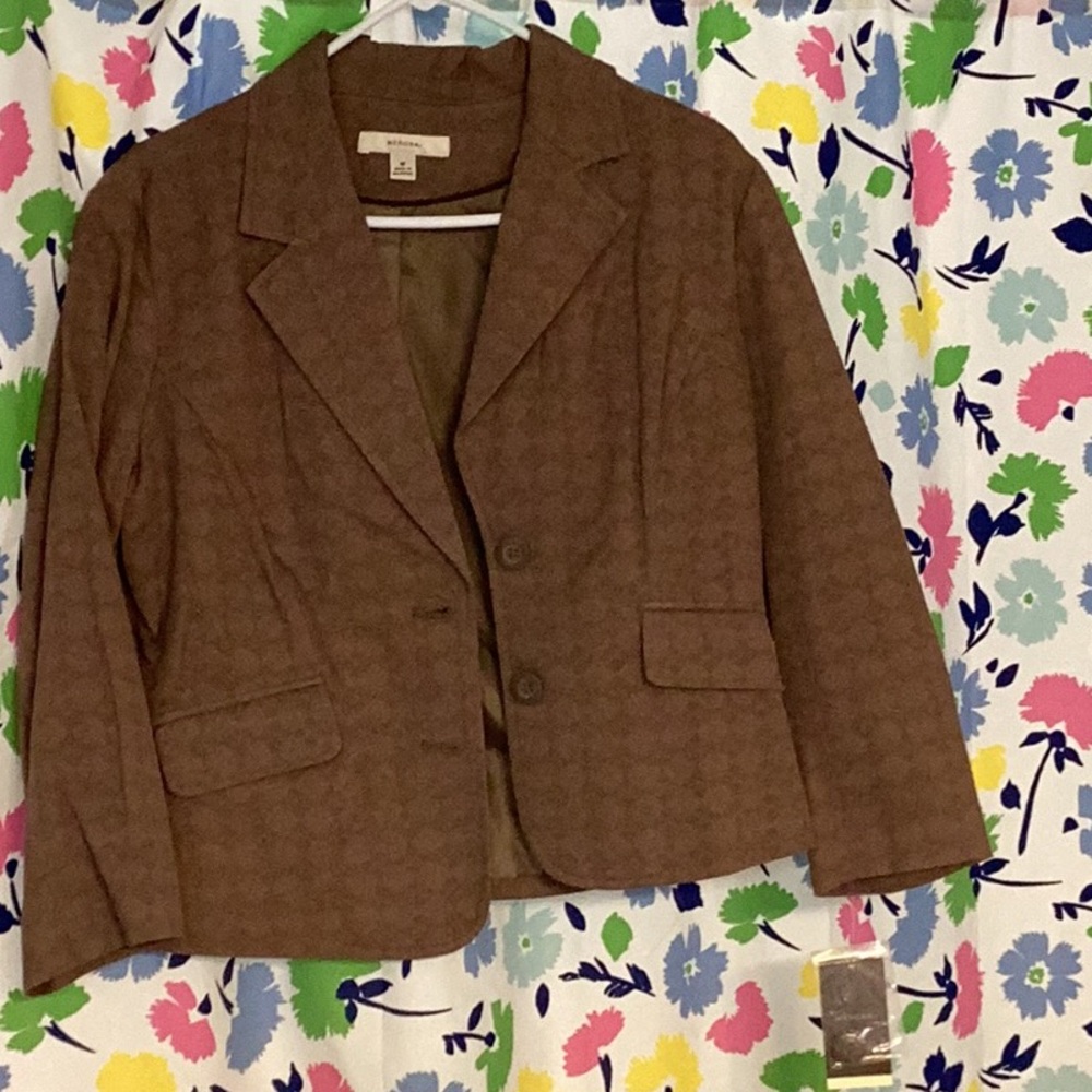 NWT Merona Brown Jacket size M